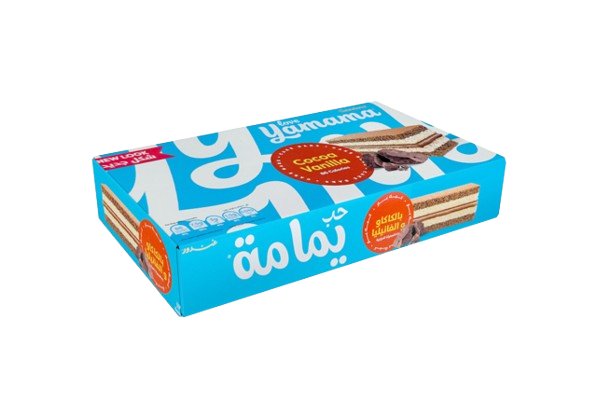Gandour Yamama Vanilla & Cocoa Layer Cake 21g X 12 Pieces